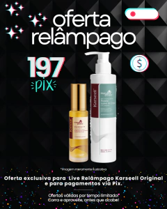 Leave-in Repair Protein + ÓLEO DE ARGAN MARROQUINO - PROMOÇÃO RELÂMPAGO - comprar online